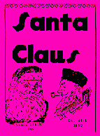 Santa Claus Booklet Cover