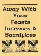 The Away With Your Feasts Booklet Cover