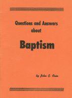 Questions and Answers About Baptism Booklet Cover