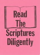 Read the Scriptures Diligently Booklet Cover